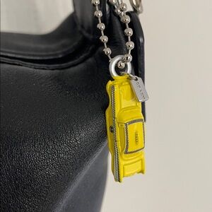 Coach Mini Taxi | Yellow Cab Metal Charm